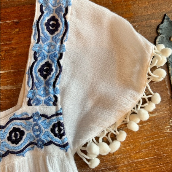 Pom-Pom Cap Sleeve Dress by Petite Letarte - Picture 2 of 8